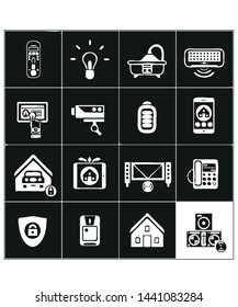 
Smart House Icons vector symbol icon