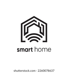 vector de diseño de logotipo Smart House