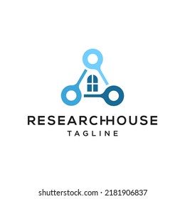 Smart House Modern Technology Logo Template Design Vector