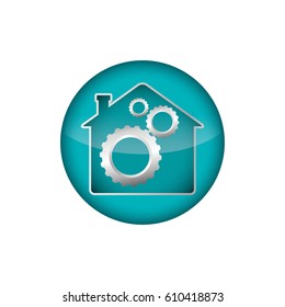 smart house technology icon vector illustration graphic design
