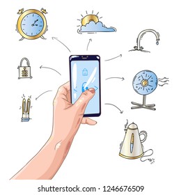 smart House in telephone