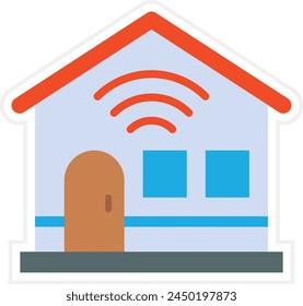 Icono de Vector Smart House. Se puede utilizar para la impresión, aplicaciones móviles y de Web.