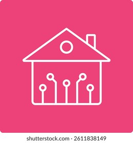 Smart House vector icon. Can be used for printing, mobile and web applications.
