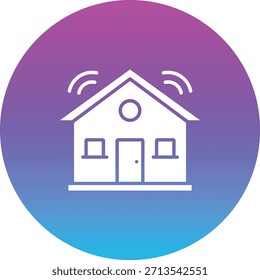 Icono de Vector Smart House. Se puede utilizar para aplicaciones de impresión, móviles y de Web.