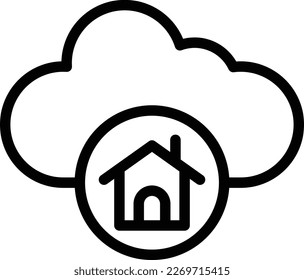 Illustration zum Design von Vektorgrafiken aus Smart House