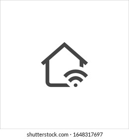 smart house vector icon illustration