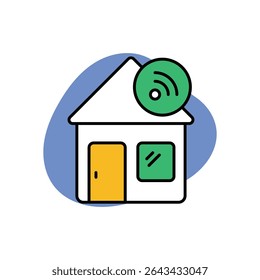 Smart Hub Icon vector stock illustration