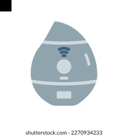 smart humidifier icon flat style vector