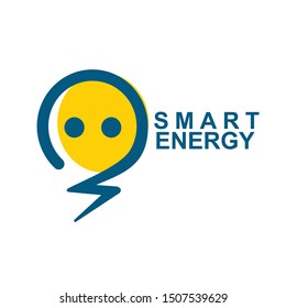 smart idea, bulb logo icon vector design. 
thinking and creative logo theme
