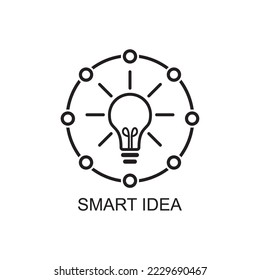 smart idea icon , business icon