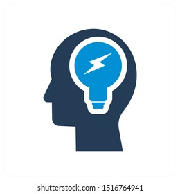 smart idea and other icon concept
