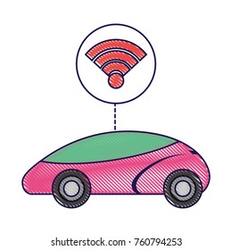 smart or intelligent car connection wifi technology
