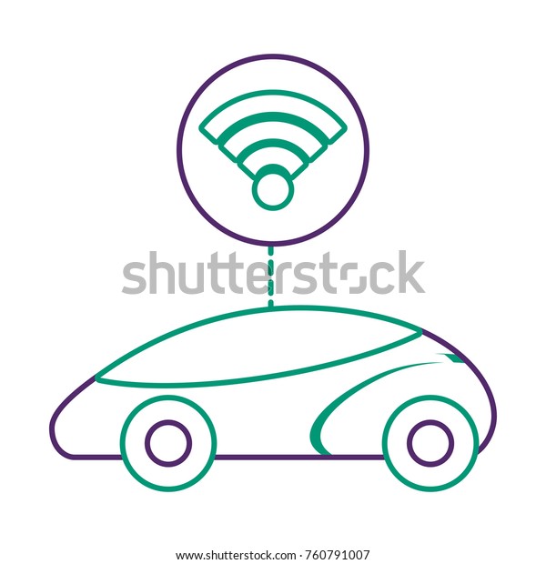 smart or\
intelligent car connection wifi\
technology