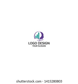 Smart Invest Logo Design Vector