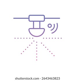 Smart Irrigation Icon vector stock illustration