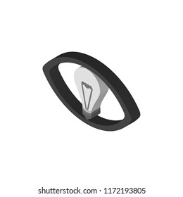 Smart isometric left top view 3D icon
