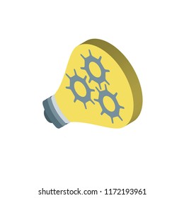 Smart isometric left top view 3D icon