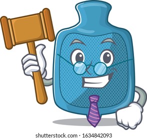 Smart Judge hot water bag in mascot cartoon character style