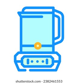 smart kettle home color icon vector. smart kettle home sign. isolated symbol illustration
