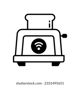 Smart Kettle icon. Vector stock illustration.