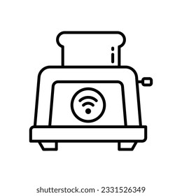 Smart Kettle icon. Vector stock illustration.