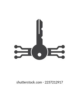 Smart Key Icon Sign Symbol 