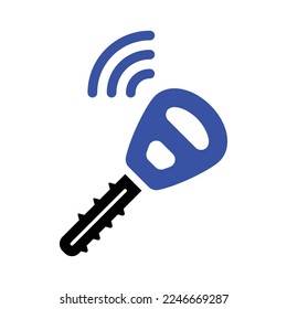 Smart Key Icon, Vector Graphics
