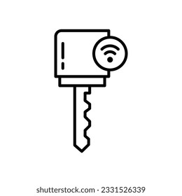 Smart Key icon. Vector stock illustration.