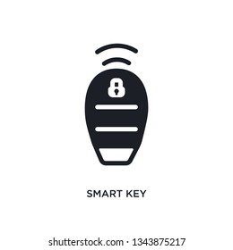 smart key isolated icon. simple element illustration from smart house concept icons. smart key editable logo sign symbol design on white background. can be use for web and mobile