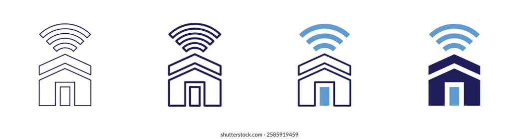 Smart kitchen gadgets icon in 4 different styles. Thin Line, Line, Bold Line, Duotone. Duotone style. Editable stroke.