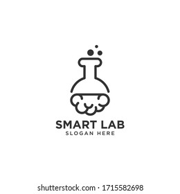 Smart Lab Logo Design Template