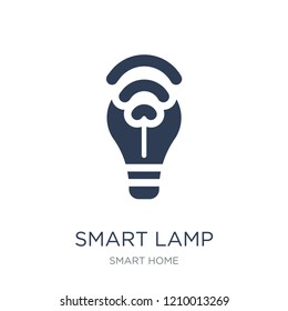 smart Lamp icon. Trendy flat vector smart Lamp icon on white background from smart home collection, vector illustration can be use for web and mobile, eps10