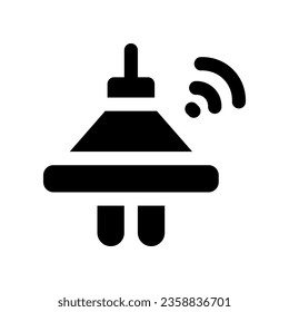 smart lamp icon. vector icon for your website, mobile, presentation, and logo design.