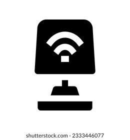 smart lamp icon for your website, mobile, presentation, and logo design.