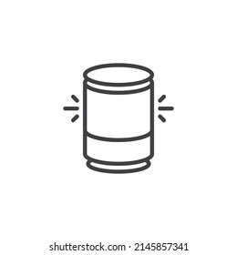Smart lamp line icon. linear style sign for mobile concept and web design. Smart bulb outline vector icon. Symbol, logo illustration. Vector graphics