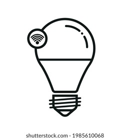 SMART LAMP WITH WI-FI ICON