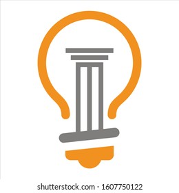 smart law firm logo designs vector template
