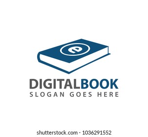 smart learning education book shop store vector logo design template
