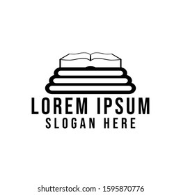 smart learning education book shop store logo Ideas. Inspiration logo design. Template Vector Illustration. Isolated On White Background