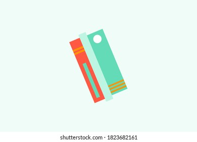 smart learning science education book shop store vector logo design 