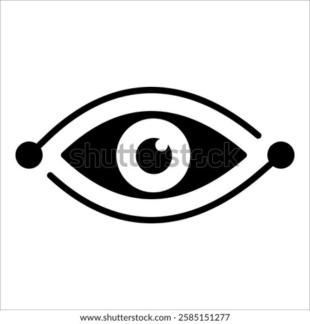 Smart Lens Icon Element For Design