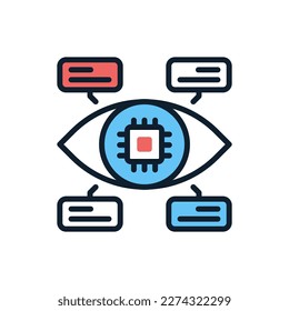 Smart Lens icon in vector. Logotype