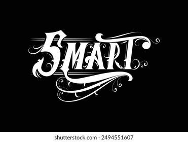 SMART lettering custom style design