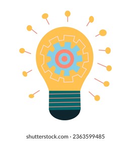 Smart light bulb with settings wheel and sensors