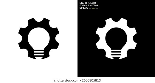 Smart light logo. Electric, technology, innovation, idea, service. Vector icon symbol design template EPS 10.	