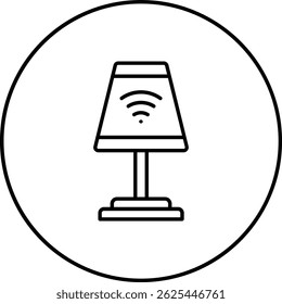 Icono de Vector de luz inteligente. Se puede utilizar para aplicaciones de impresión, móviles y de Web.