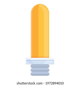 Smart lightbulb technology icon. Cartoon of Smart lightbulb technology vector icon for web design isolated on white background