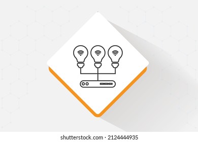 Smart Lighting Control System Icon