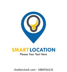 Smart location logo template illustration.