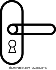 Smart lock icon. door with fingerprint sign. vector illustration.eps
